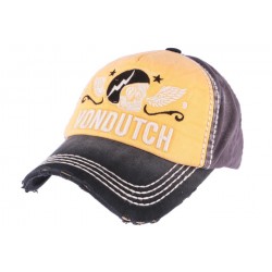 Casquette Von Dutch Jaune et Noire Xavier ANCIENNES COLLECTIONS divers