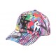 Casquette Enfant Rouge et Violette Soku de 7 à 11 Ans Casquette Enfant Hip Hop Honour