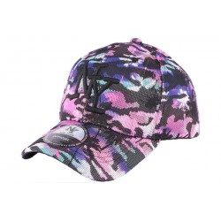 Casquette Enfant NY Violette Rose et noir Miami de 7 à 11 ans ANCIENNES COLLECTIONS divers