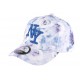 Casquette NY enfant bleu et blanche à fleurs Pasty de 7 à 12 ans ANCIENNES COLLECTIONS divers