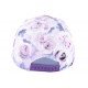 Casquette NY enfant violette et blanche à fleurs Pasty de 7 à 12 ans ANCIENNES COLLECTIONS divers