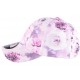 Casquette NY enfant rose et blanche à fleurs Pasty de 7 à 12 ans ANCIENNES COLLECTIONS divers