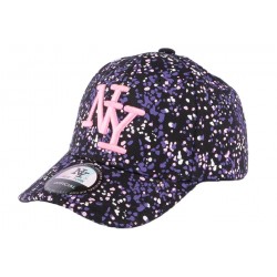 Casquette baseball enfant violette et noire Grafty de 7 à 12 ans ANCIENNES COLLECTIONS divers