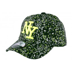 Casquette baseball enfant vert fluo et noire Grafty de 7 à 12 ans ANCIENNES COLLECTIONS divers