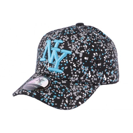 Casquette baseball enfant turquoise et noire Grafty de 7 à 12 ans ANCIENNES COLLECTIONS divers