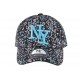 Casquette baseball enfant turquoise et noire Grafty de 7 à 12 ans ANCIENNES COLLECTIONS divers