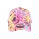 Casquette NY Enfant rose et jaune Psycircus 7 à 11 Ans ANCIENNES COLLECTIONS divers