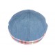 Casquette en lin bleu duckbill tendance Lanty par HG ANCIENNES COLLECTIONS divers