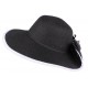 Chapeau mariage noir et blanc avec fleur Fergy ANCIENNES COLLECTIONS divers