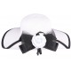 Chapeau mariage blanc et noir avec fleur Fergy ANCIENNES COLLECTIONS divers