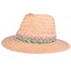 Chapeau paille femme beige naturel fantaisie Solya CHAPEAUX Léon montane