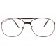 Grosses lunettes loupe marron en métal Vysia Lunettes Loupes New Time