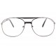 Grosses lunettes loupe noires en métal Vysia Lunettes Loupes New Time