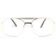 Grosses lunettes loupe dorees en métal Vysia Lunettes Loupes New Time