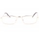 Lunettes lecture dorees rectangle métal Vedi Lunettes Loupes New Time