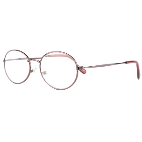 Lunettes de lecture rondes marron en métal Naky Lunettes Loupes New Time