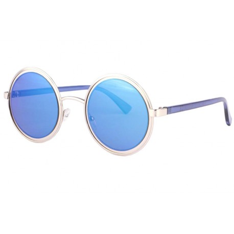 Lunettes de soleil rondes miroir bleu fashion Docky ANCIENNES COLLECTIONS divers