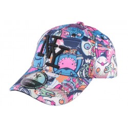 Casquette enfant bleue et rose Diablo 7 a 12 ans ANCIENNES COLLECTIONS divers