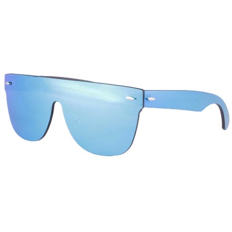 Masque lunettes de soleil miroir bleu Fashion Krost LUNETTES SOLEIL SOLEYL