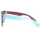 Masque lunettes de soleil miroir bleu Fashion Krost LUNETTES SOLEIL SOLEYL