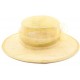 Chapeau cérémonie Ipanama en sisal Jaune ANCIENNES COLLECTIONS divers