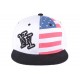 Casquette NY Enfant Blanche Drapeau USA 7 a 12 ans ANCIENNES COLLECTIONS divers