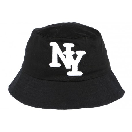 Chapeau Bob NY noir homme et femme en coton ANCIENNES COLLECTIONS divers