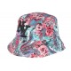 Chapeau bob streetwear rouge Floral NY ANCIENNES COLLECTIONS divers