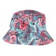 Chapeau bob streetwear rouge Floral NY ANCIENNES COLLECTIONS divers