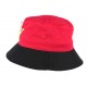 Chapeau Bob Rouge et noir NY metal dore ANCIENNES COLLECTIONS divers