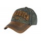 Casquette Von Dutch bleu denim visiere cuir Vern ANCIENNES COLLECTIONS divers