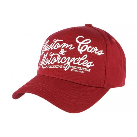 Casquette Von Dutch rouge Custom Motorcyles ANCIENNES COLLECTIONS divers