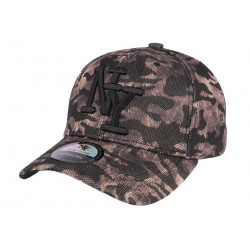 Casquette NY camouflage marron et noir Colny ANCIENNES COLLECTIONS divers