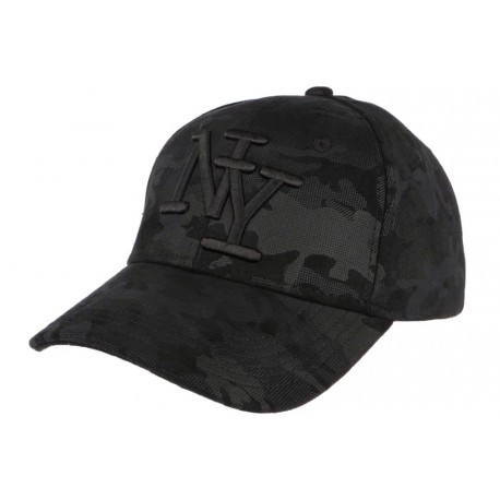 Casquette NY camouflage noir baseball Lieuty ANCIENNES COLLECTIONS divers
