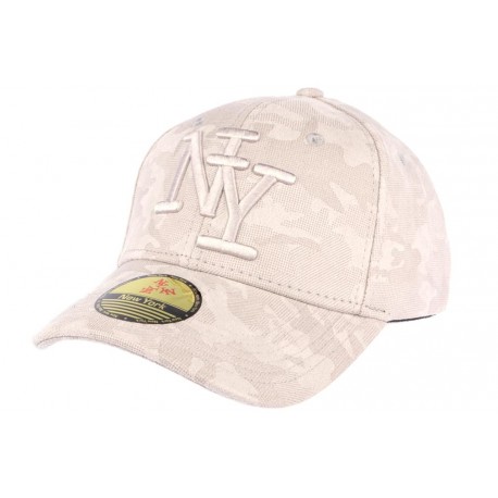 Casquette NY camouflage beige Lieuty ANCIENNES COLLECTIONS divers