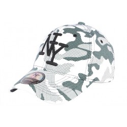 Casquette baseball militaire blanche et verte Kapy ANCIENNES COLLECTIONS divers