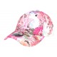 Casquette NY rose baseball à fleurs Spring CASQUETTES Hip Hop Honour