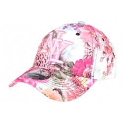 Casquette NY rose baseball à fleurs Spring CASQUETTES Hip Hop Honour