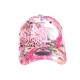 Casquette NY rose baseball à fleurs Spring CASQUETTES Hip Hop Honour