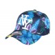 Casquette NY Noir fleurs bleu fashion Tropic ANCIENNES COLLECTIONS divers