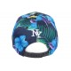 Casquette NY Noir fleurs bleu fashion Tropic ANCIENNES COLLECTIONS divers