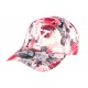 Casquette NY rose et grise à fleurs Floryd ANCIENNES COLLECTIONS divers