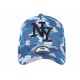 Casquette NY militaire bleu et grise Bossy ANCIENNES COLLECTIONS divers