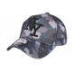 Casquette NY militaire noire et grise Bossy ANCIENNES COLLECTIONS divers