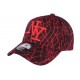 Casquette NY noire et rouge fashion Spider ANCIENNES COLLECTIONS divers