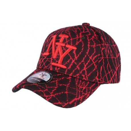 Casquette NY noire et rouge fashion Spider ANCIENNES COLLECTIONS divers