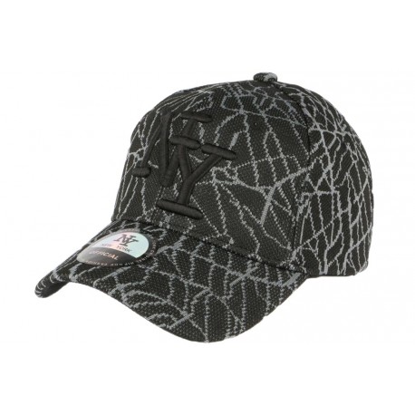 Casquette NY noire et grise fashion Spider ANCIENNES COLLECTIONS divers