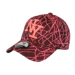 Casquette NY noire et rose fluo fashion Spider ANCIENNES COLLECTIONS divers