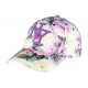 Casquette NY violette baseball à fleurs Spring ANCIENNES COLLECTIONS divers