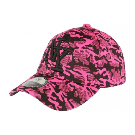 Casquette NY militaire rose fashion Kalrov ANCIENNES COLLECTIONS divers